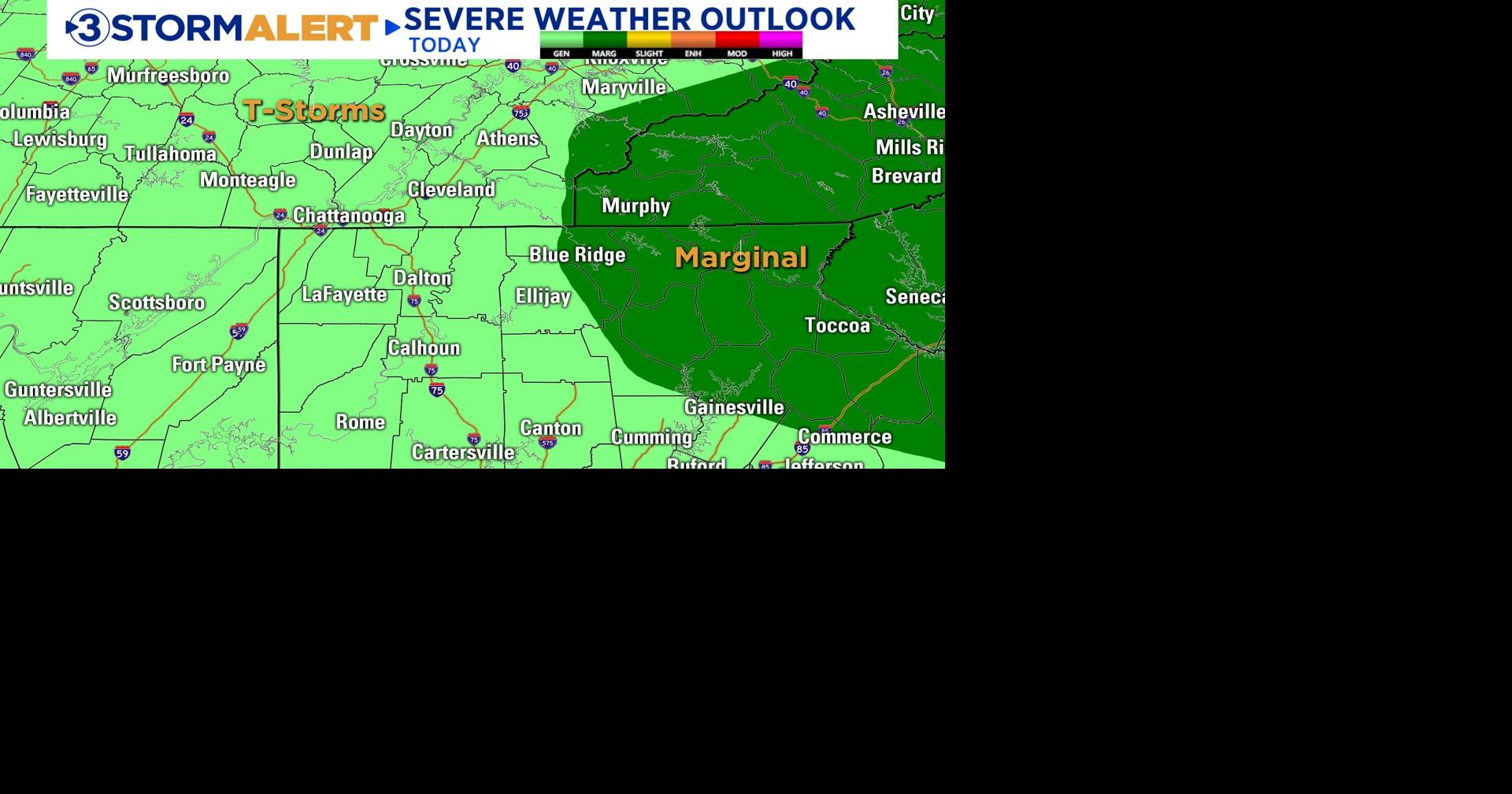 Severe weather outlook today