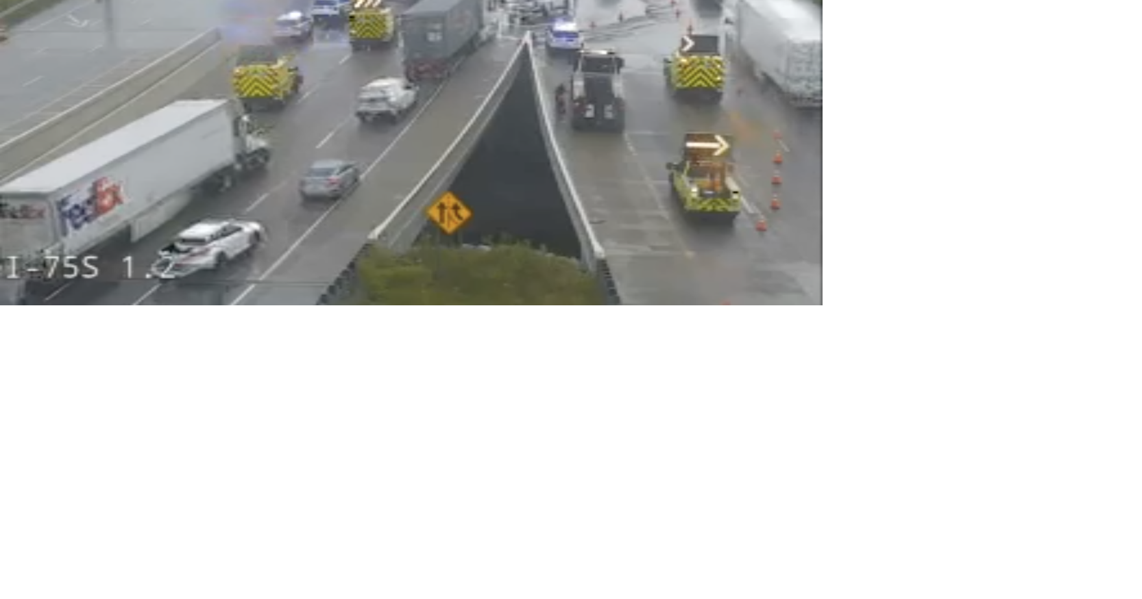 UPDATE: I-75 SB reopened after multiple vehicle crash at I-24 junction ...