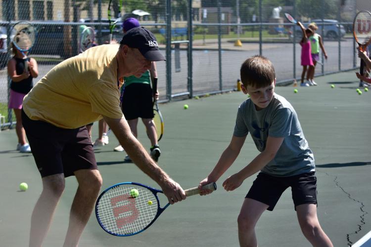 Tennis clinic hosted for area youth at Logan High Sports