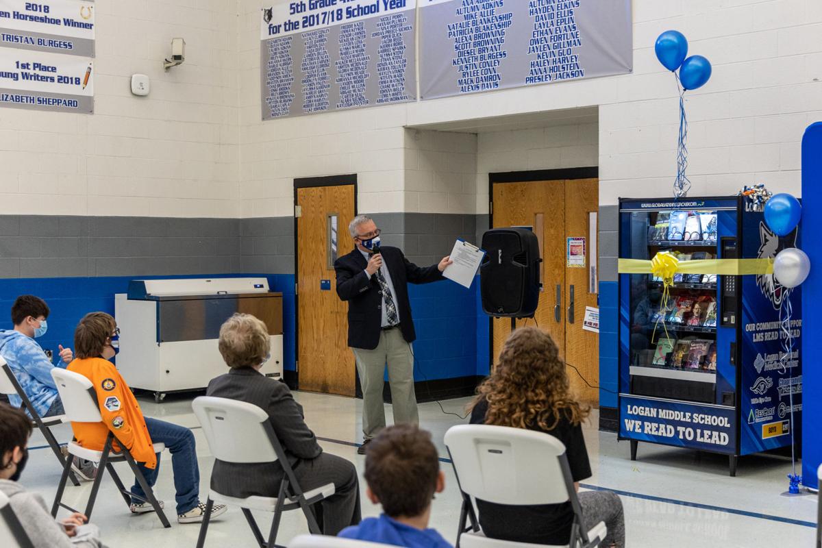 Logan Middle School unveils new book vending machine News