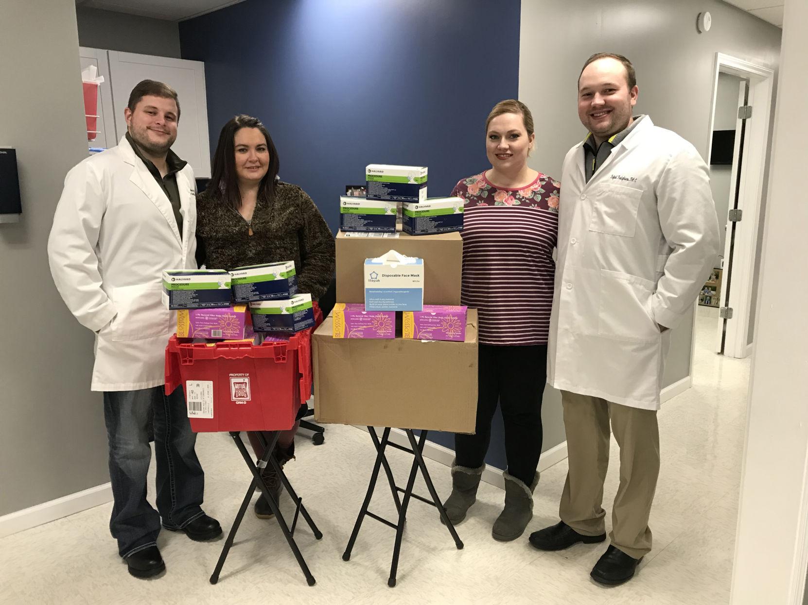 Local healthcare professionals provide masks for students News