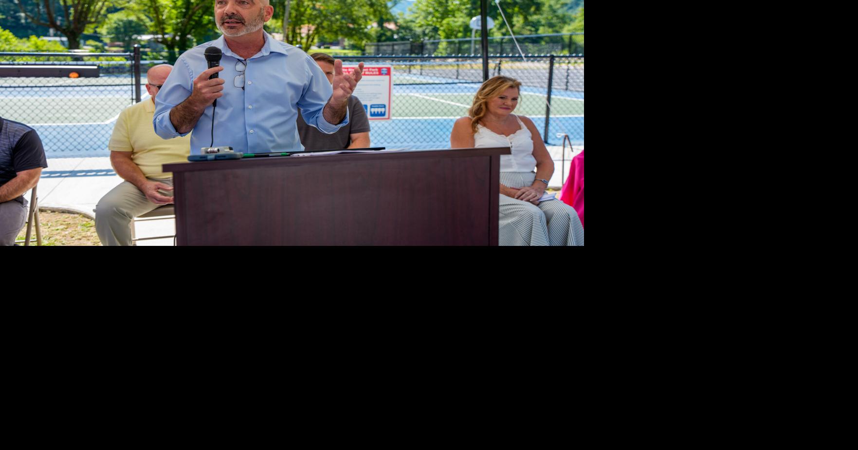 Man opens courts, breaks ground on splash pad at riverfront park By DYLAN VIDOVICH dvidovich@hdmediallc.com Jul 31, 2026 Jul 31, 2026 Updated 5 mins ago