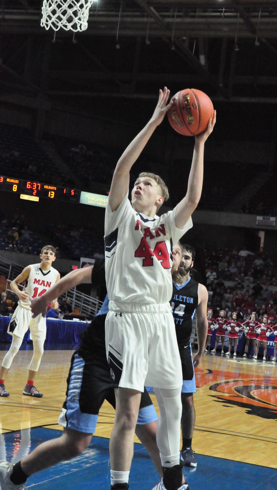 Man PC Jackson Tackett action shot