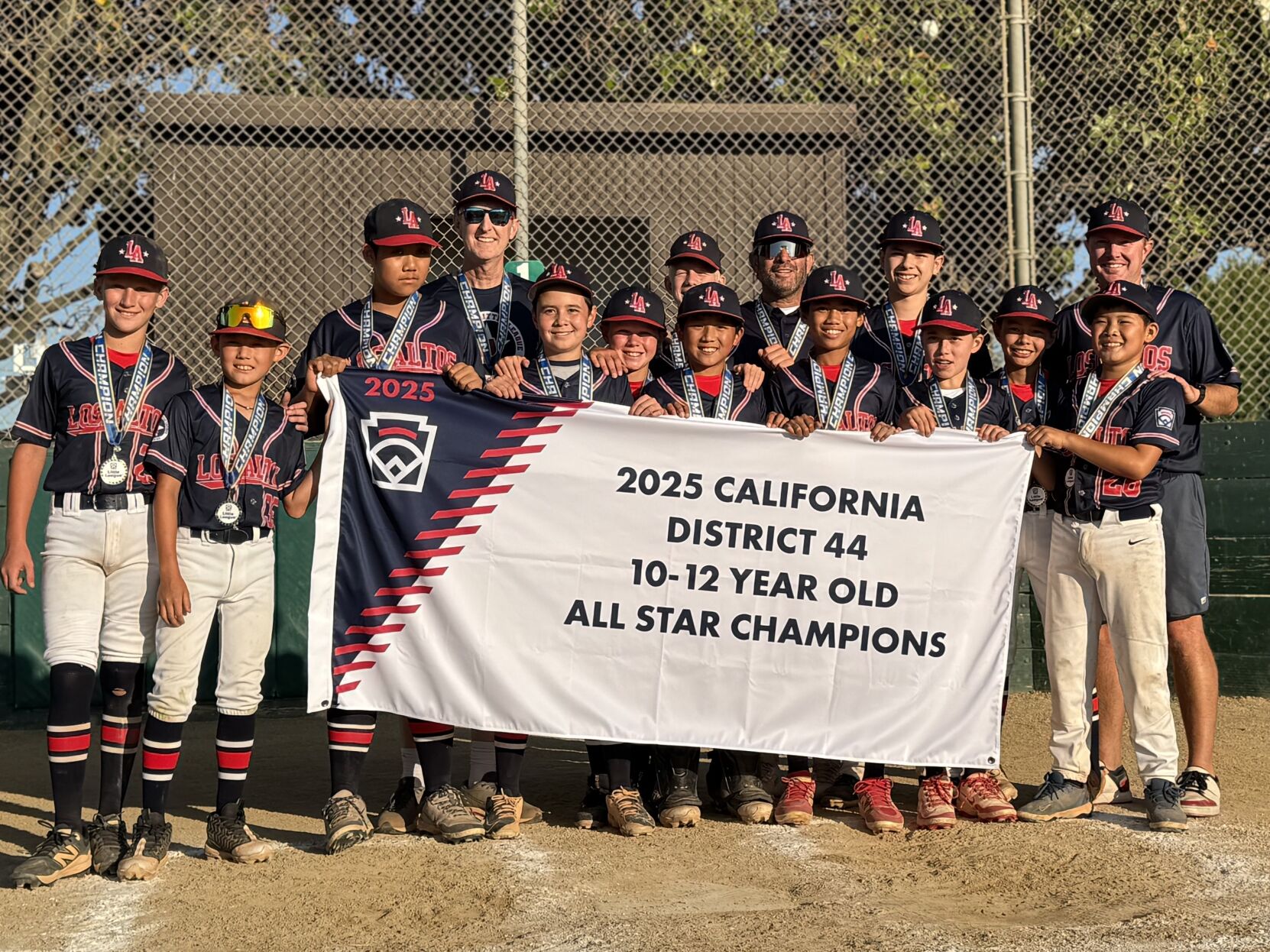 Los Altos Little League 10-12 year old All-Star team wins District 44 ...