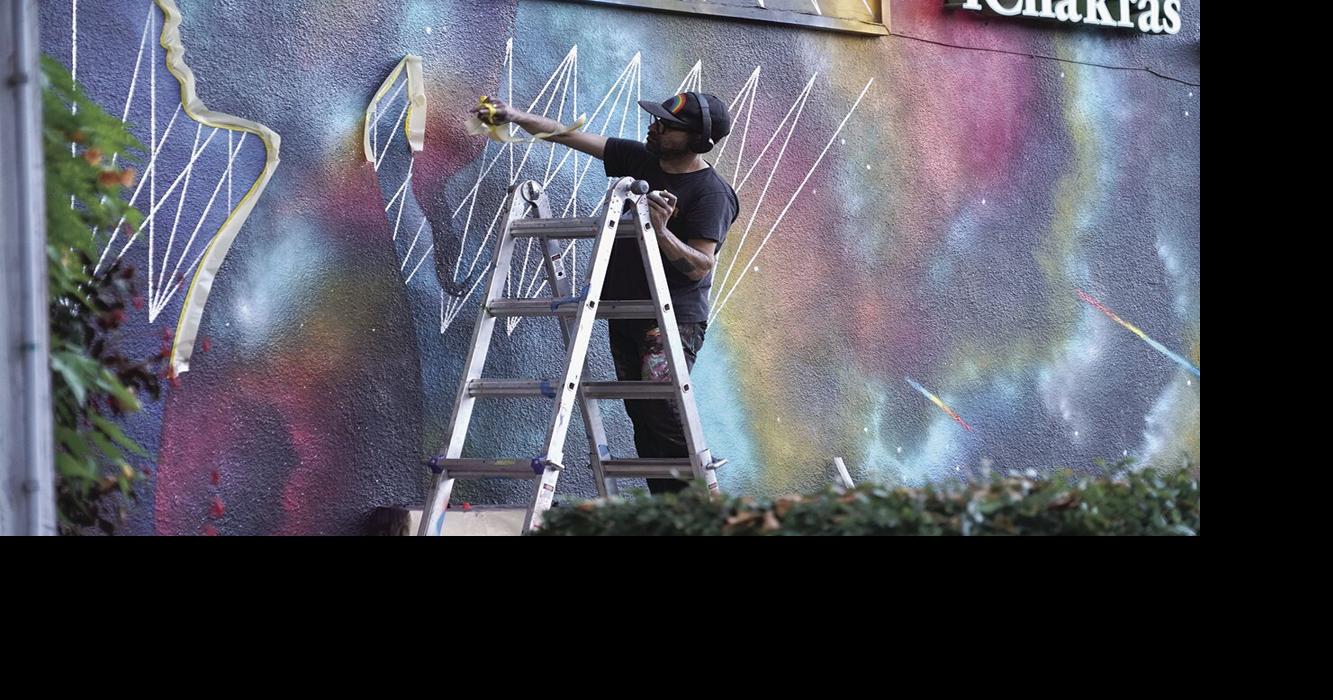 Spotlight on Art Arts Los Altos behind new mural install Community