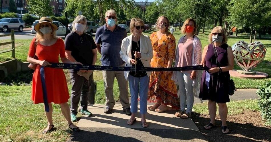 Five sculptures unveiled at Leesburg's Raflo Park | News | loudountimes.com