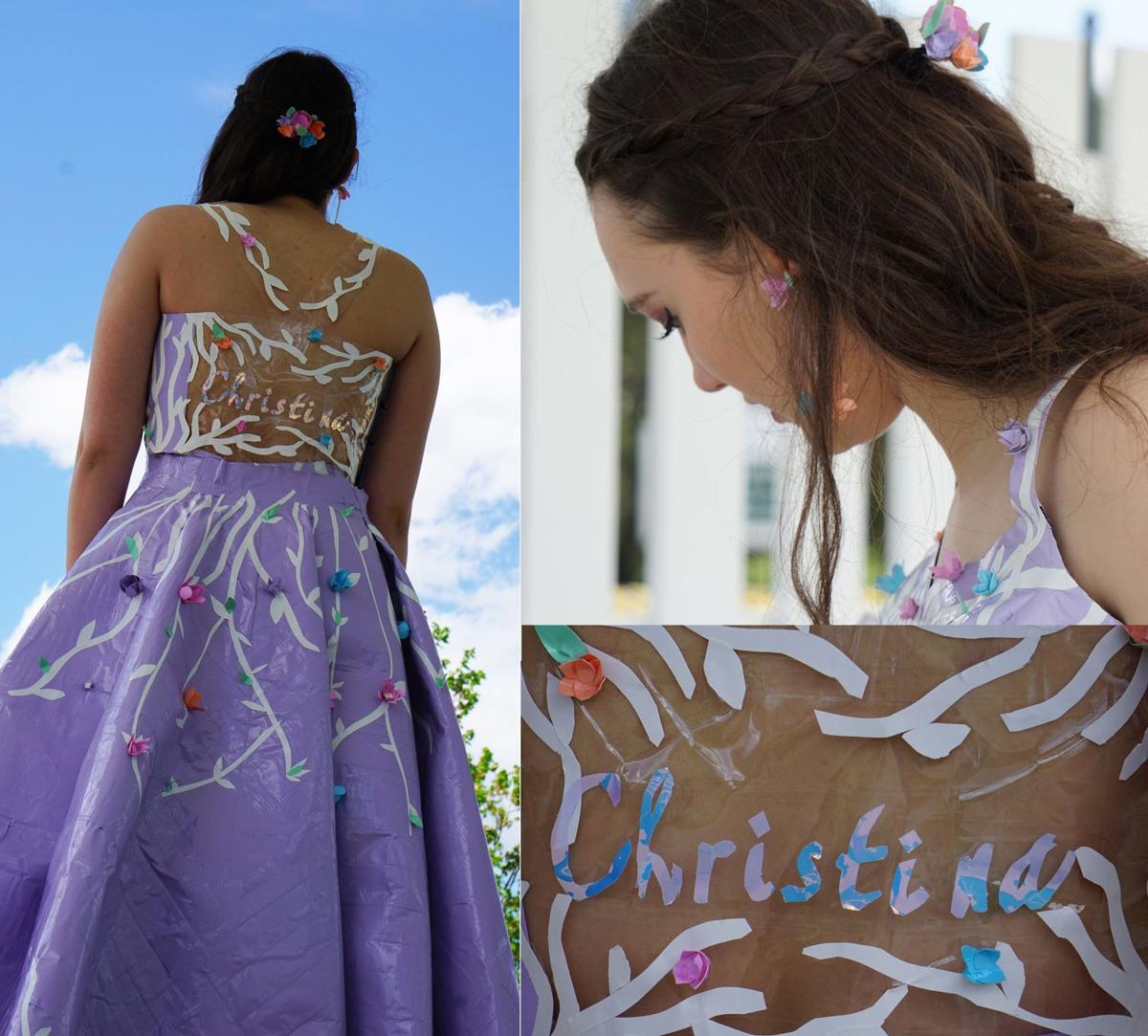 Teen wins scholarship with Duck tape prom dress honoring her Texan, Mexican  roots – Tejano Nation