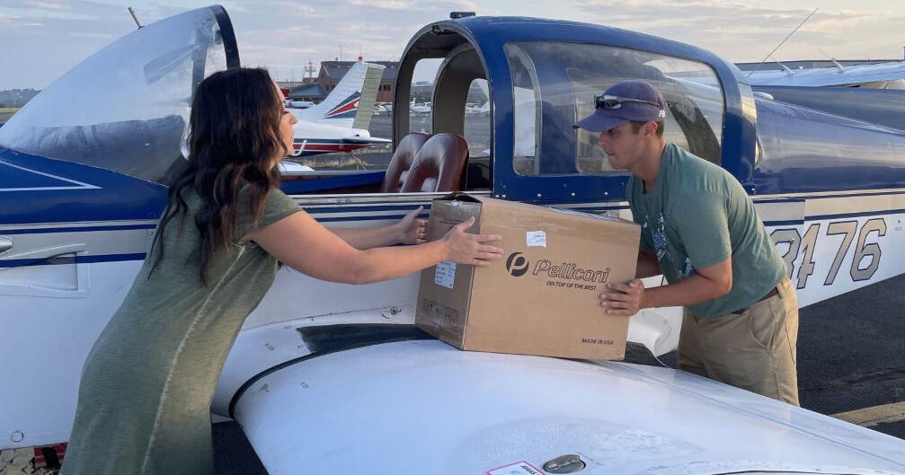 Flying with a purpose: Teen pilot transports school supplies to those ...