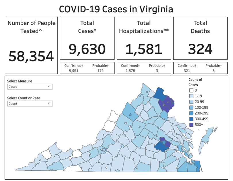 April 21 Update 468 Coronavirus Cases Reported In Loudoun County News Loudountimes Com