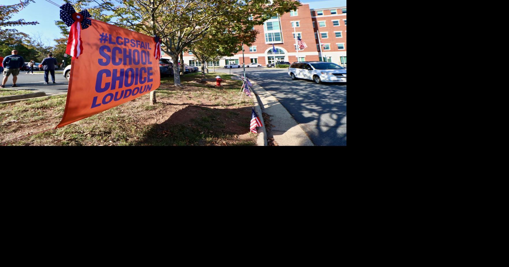 Families lead 'Honk for BacktoSchool' protest outside LCPS building