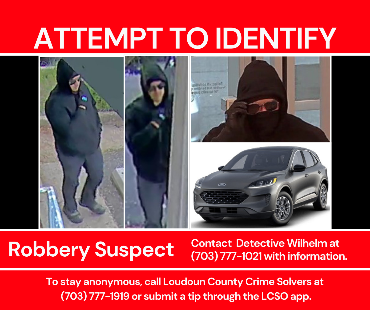 Sheriff's office seeks help identifying robbery suspect | Public Safety ...