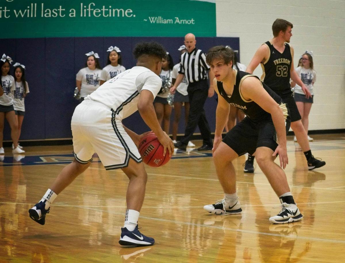 Freedom John Champe Split Varsity Basketball Doubleheader Sports Loudountimes Com