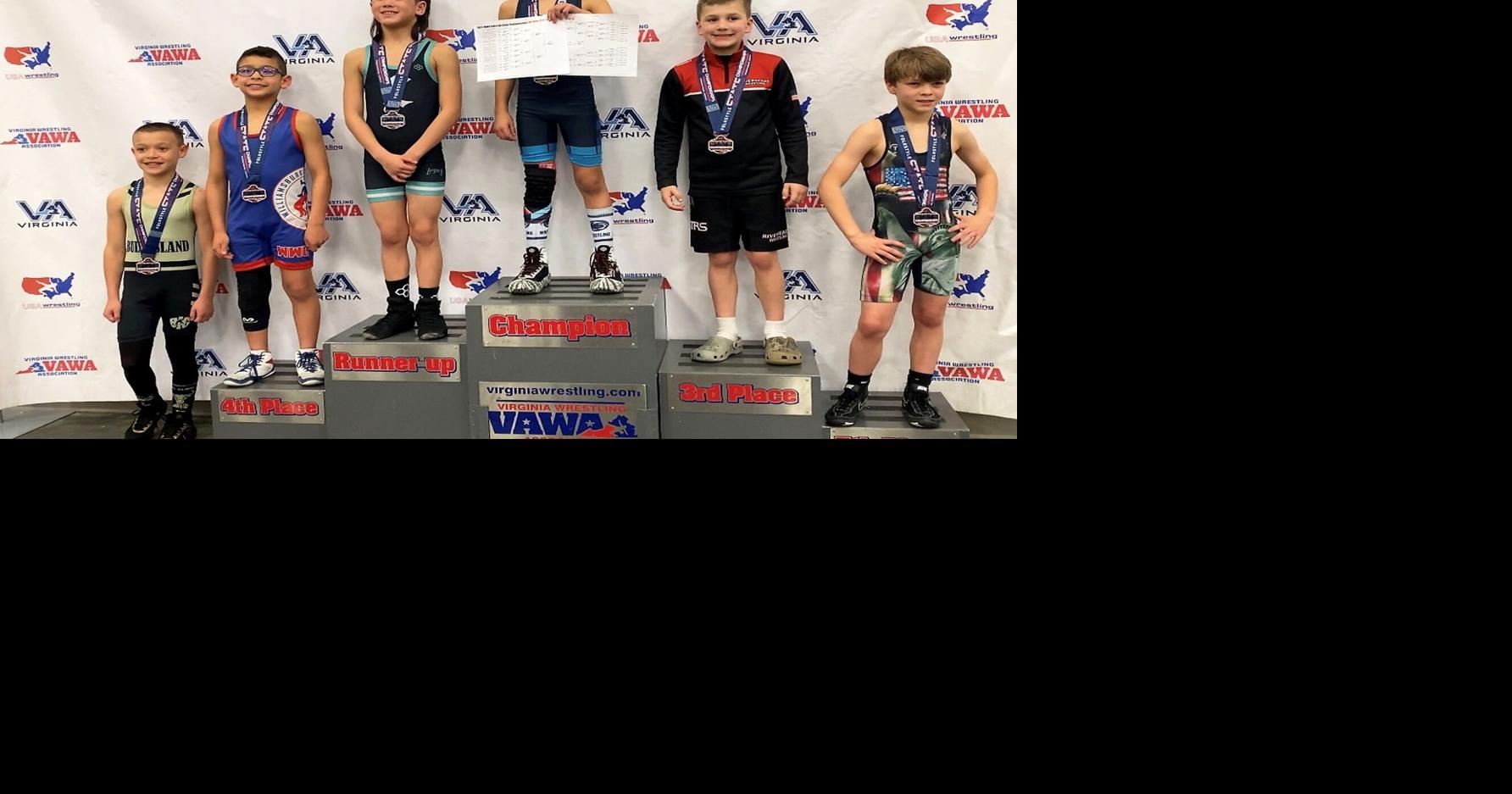 Youth wrestlers secure top finishes at VAWA Folkstyle State