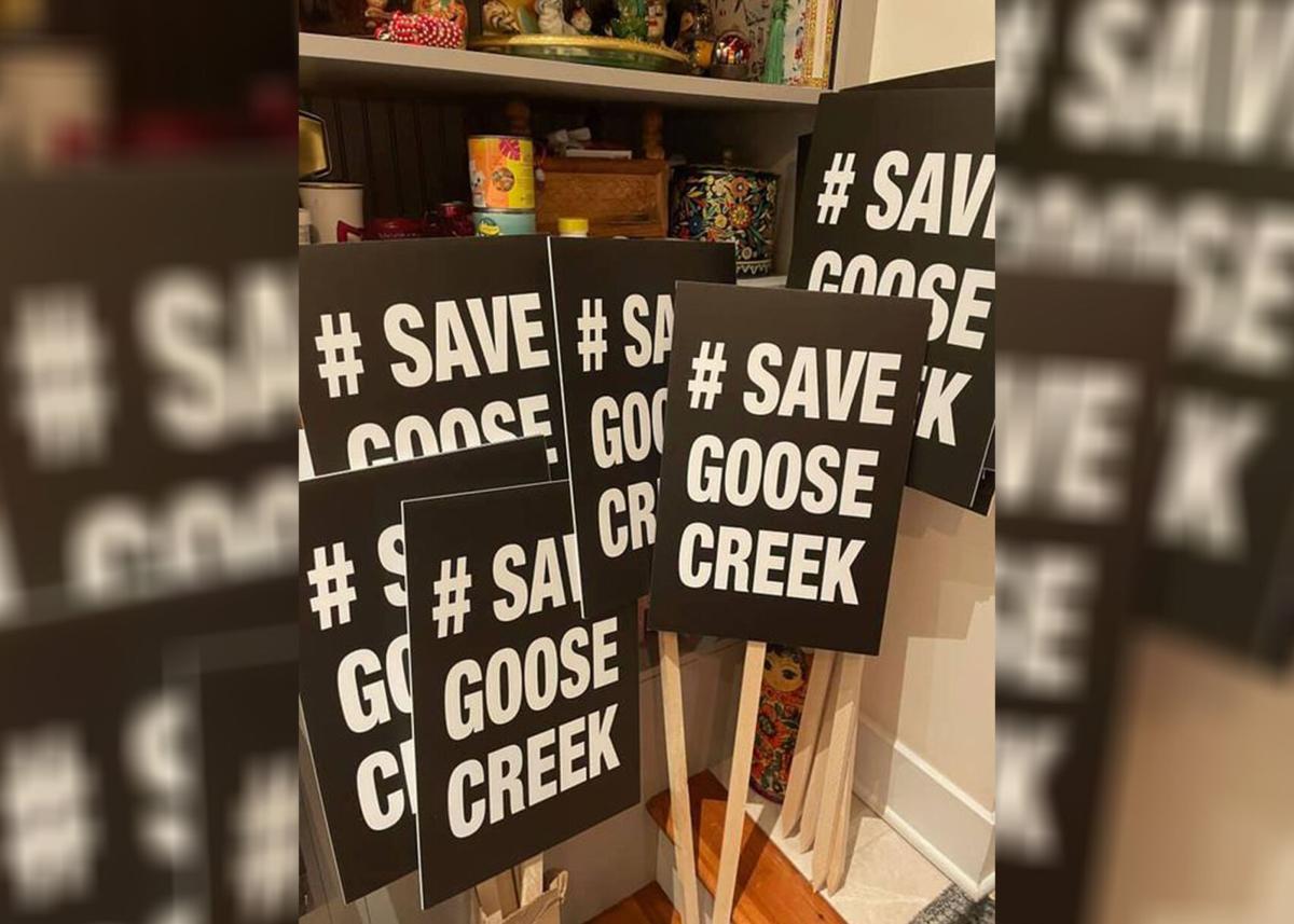 Save Goose Creek Sign