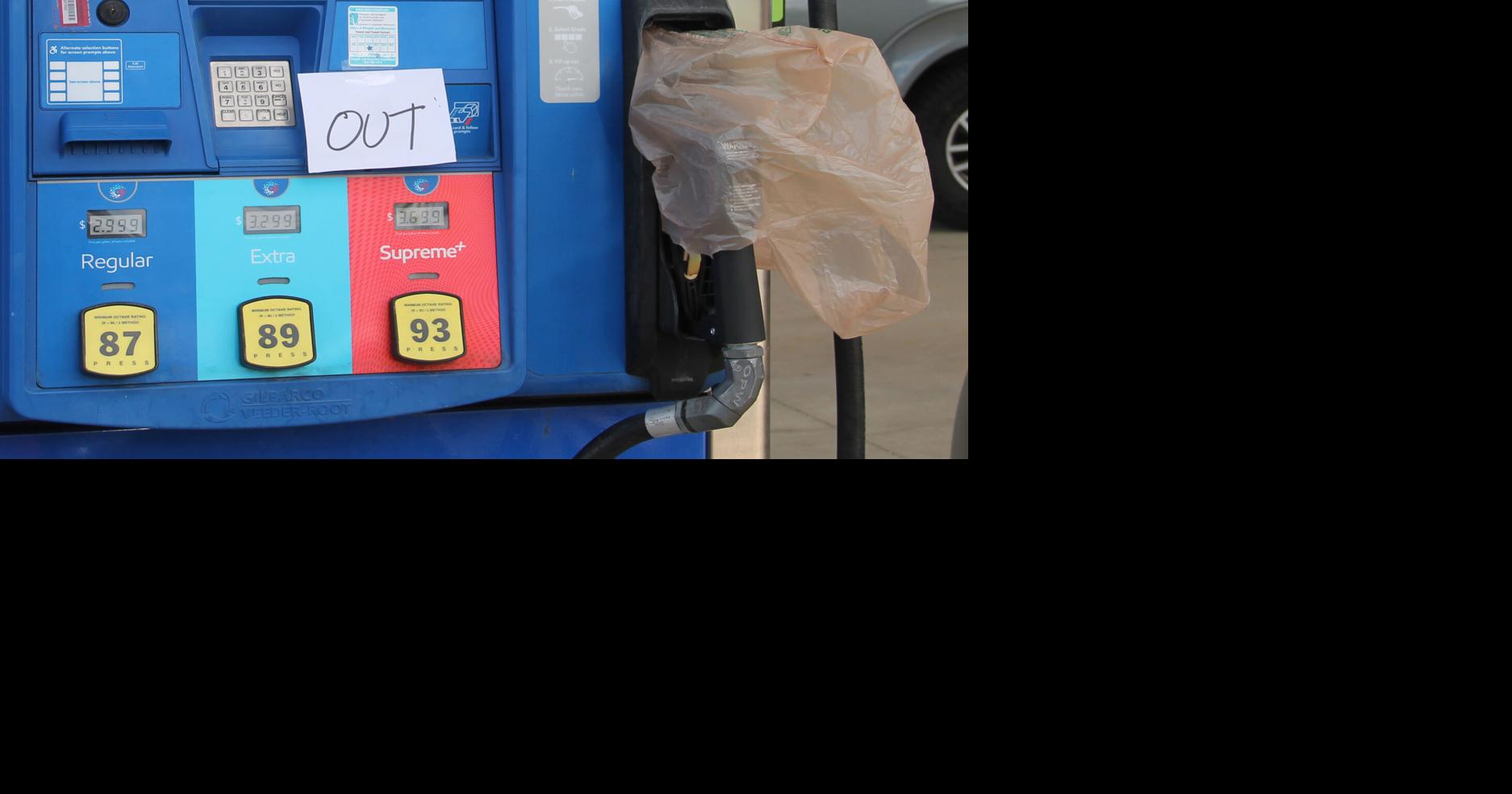 Update some area gas stations still dry following flood of customers
