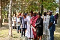 King and Group at Belmont