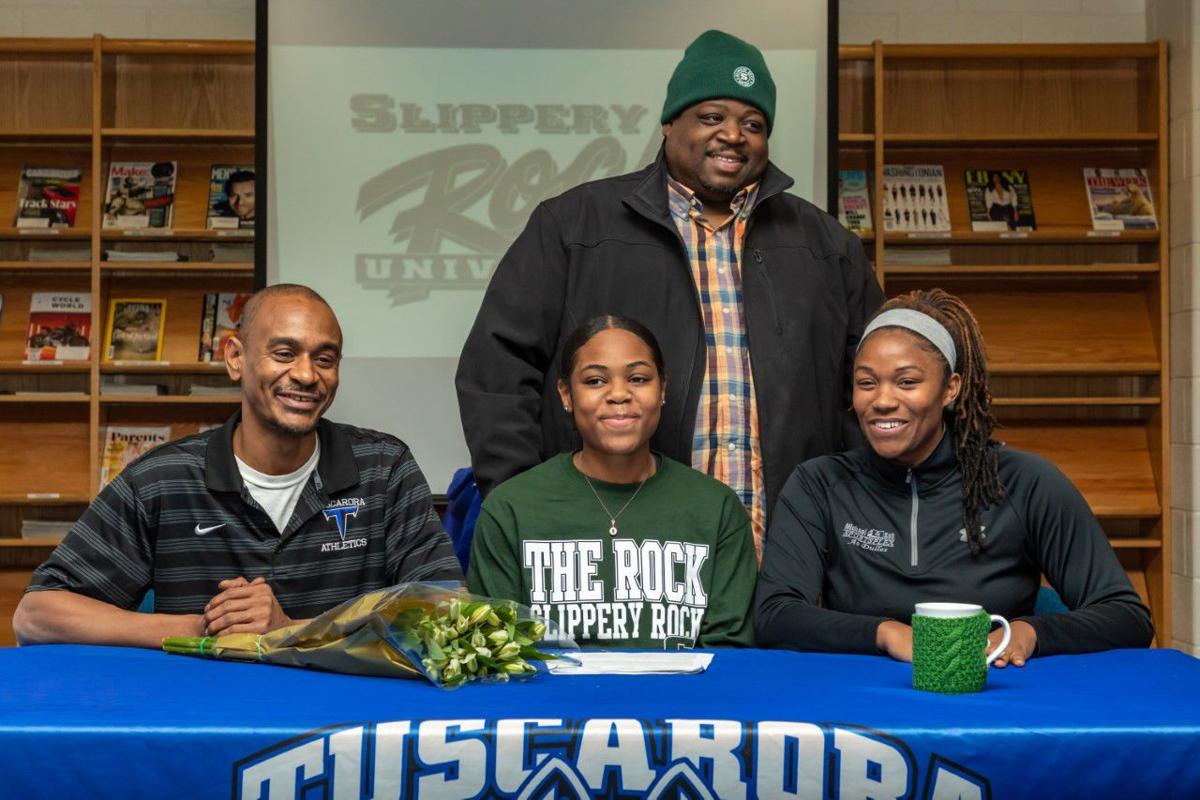 Middleton Signs To Play Basketball At Slippery Rock Sports