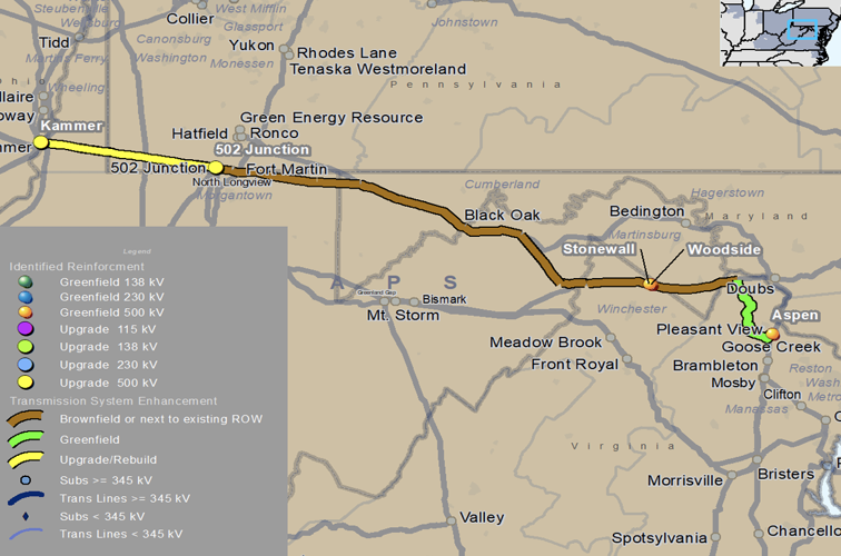 Pjm Map.pdf PJM advances proposal for transmission line in western Loudoun ...