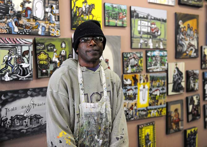 Batiste the Artiste: Louisiana painter’s work on display in Port Allen ...