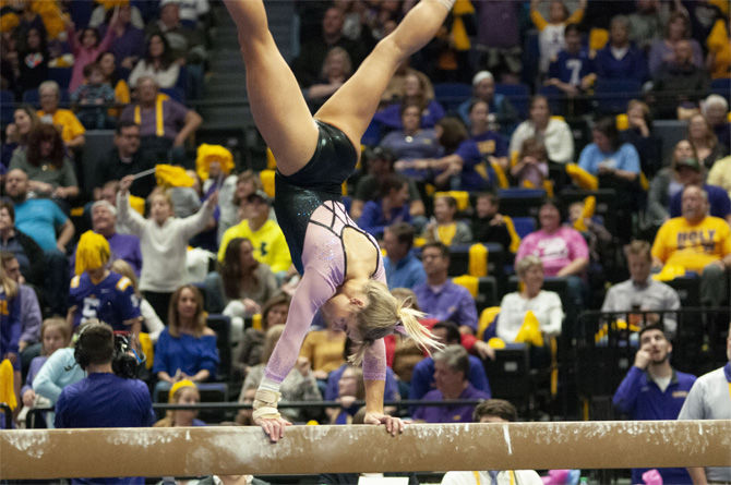 LSU sophomore Bridget Dean grows comfortable in her role this season ...