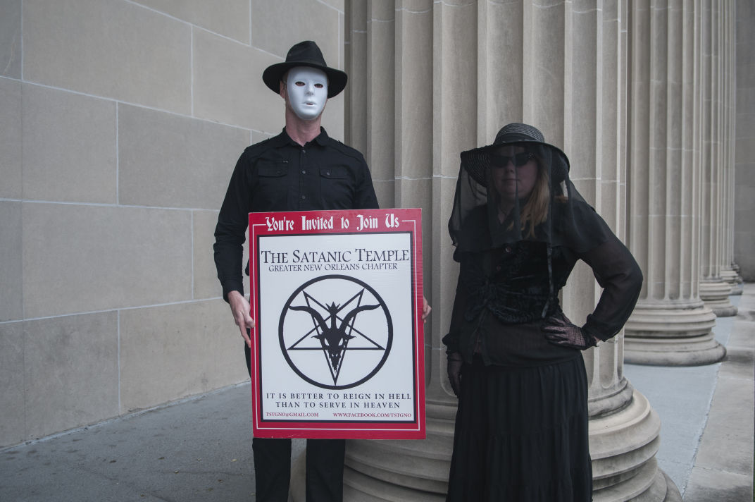 Louisiana Satanists stand in solidarity with Arkansas