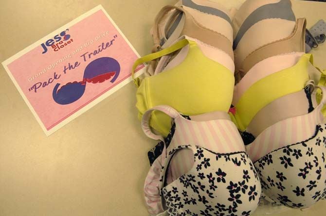 Women's Center collects bras for Jess' Bra Closet