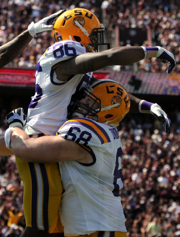 Football Turnovers big Jeremy Hill run spark LSU win Sports