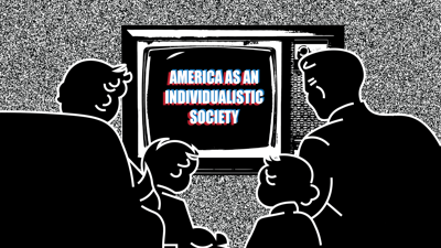 America as an Individualistic Society Graphic