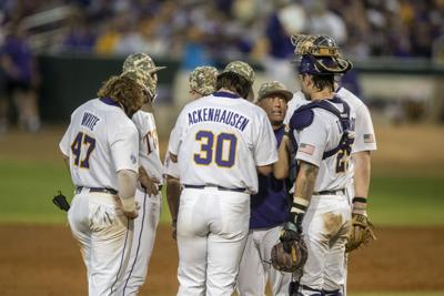 Three weeks since rock bottom, LSU baseball is 2 wins from Omaha