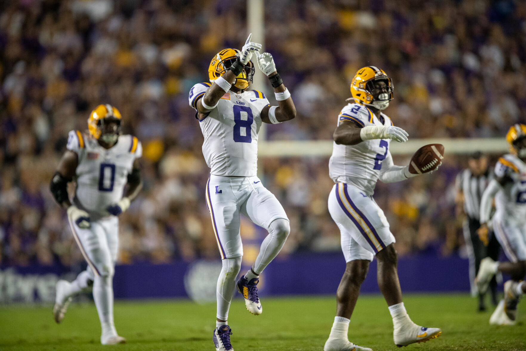 LSU football dominates from opening possession, beats Army 62-0