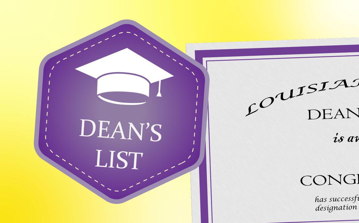 President's and Dean's List Winter 2021