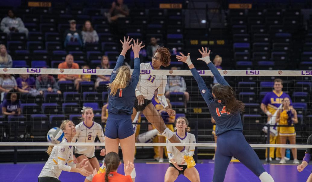 Clashing with the SEC's best LSU volleyball comes away 12 from