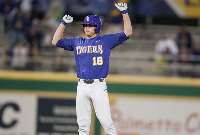 LSU baseball notes: Austin Bain adjusts quickly to new role at first base