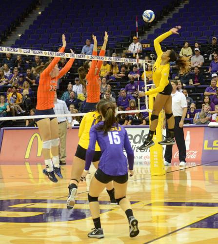 Lsu Volleyball Team Sweeps Auburn In Home Finale Daily