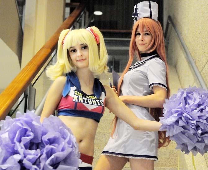 Students dress in costumes to transform to Cosplay characters