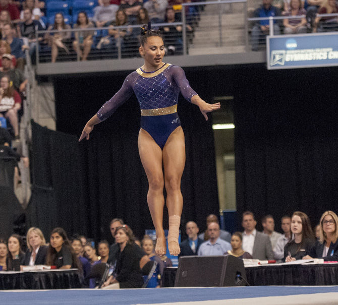 LSU uses strong start on floor to set tone and push Tigers to Super Six ...