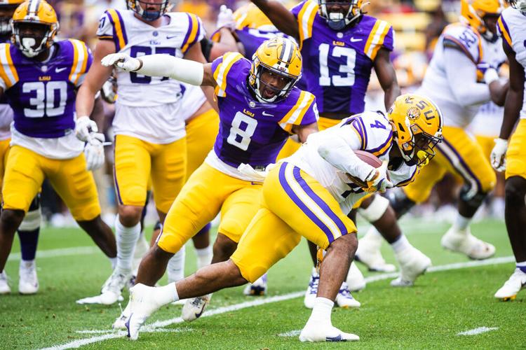 LSU defense shines in first half of spring game, leaves fans feeling
