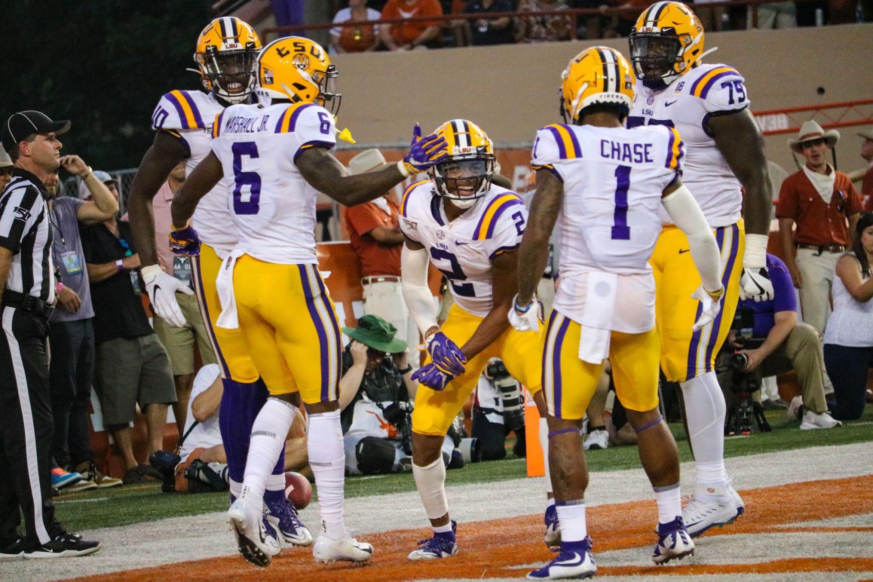 LSU receivers Marshall, Chase, Jefferson reap benefits of new offensive