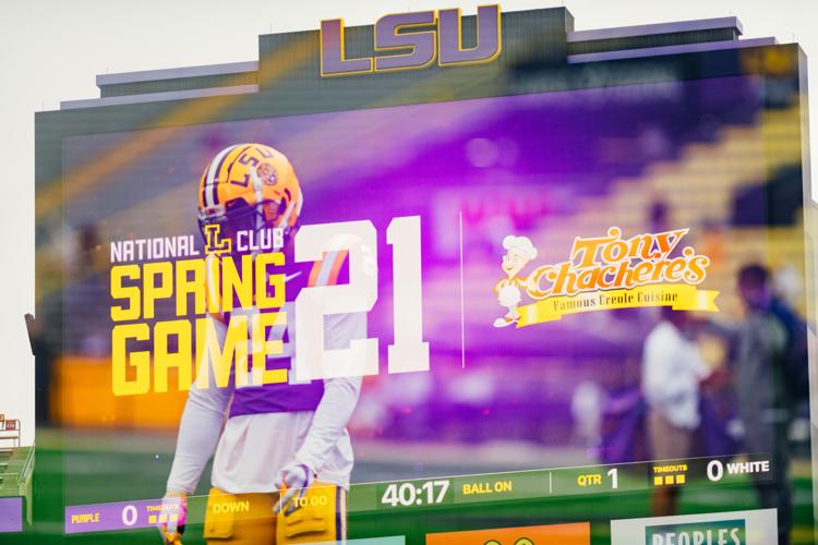 LSU Football Spring Game displays unknowns, potential, excitement