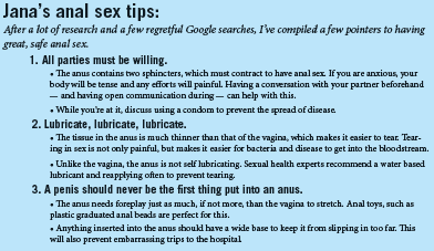 anale sex tips voor meisjes