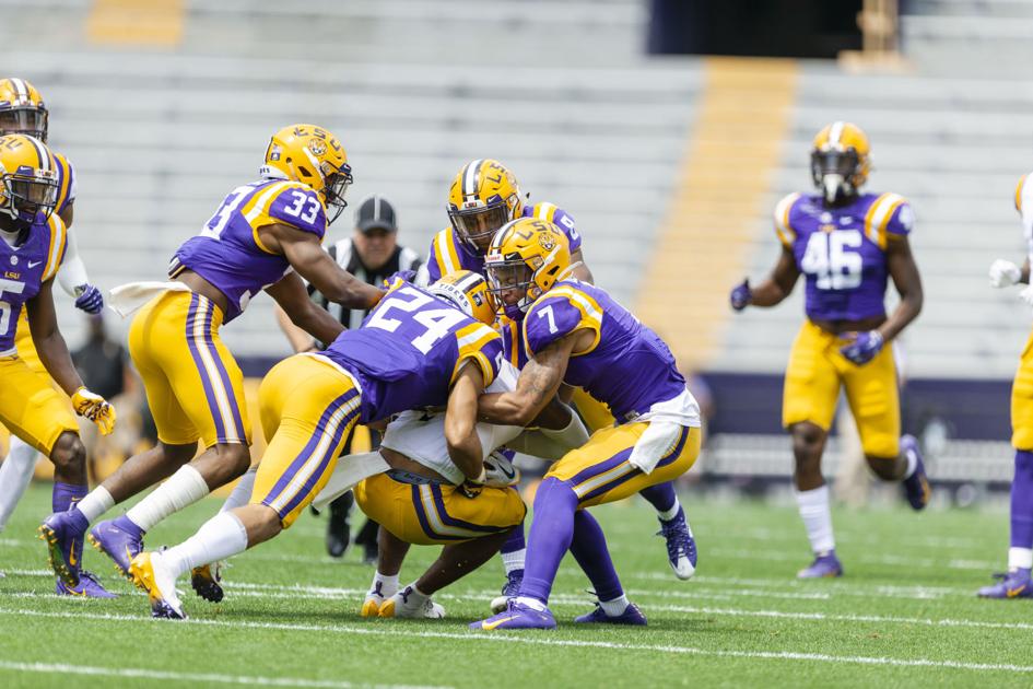 LSU Spring Game 2019 Defense shines as offense settles into new