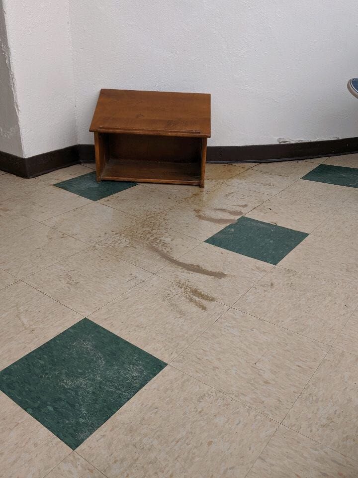 Ceiling Collapse In Basement Of Lockett Leads To Mess Classes