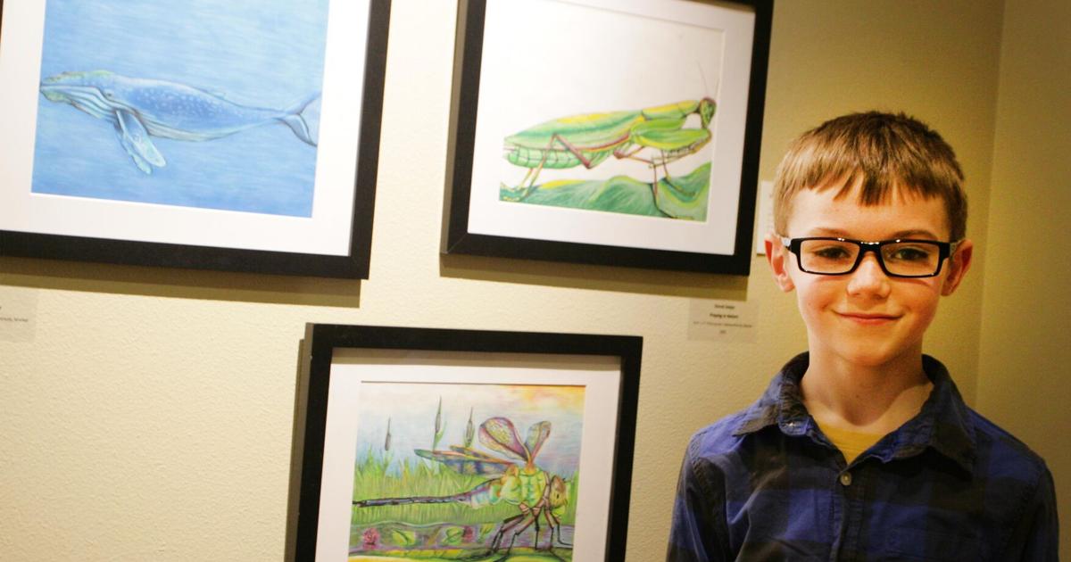 9-year-old shows art at Jansen Art Center | Community ...