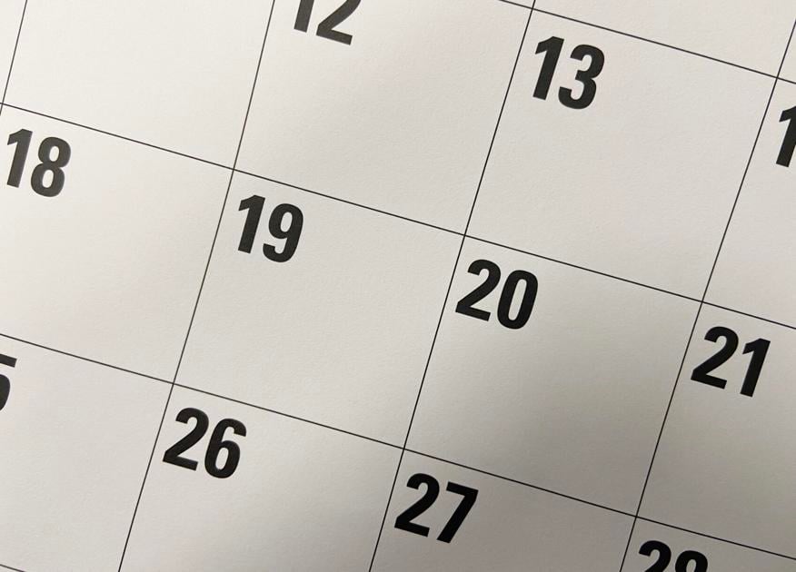 Community Calendar for Sept. 22, 2021 | Community
