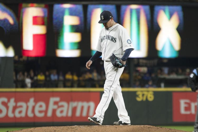 Felix Hernandez walks off mound for possibly final time with Seattle  Mariners