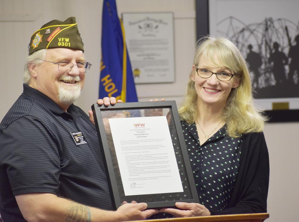 Kellie McInnis named VFW Post 9301 Veteran of the Year
