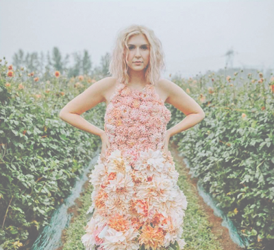 A dress made of flowers Arts And Entertainment lyndentribune