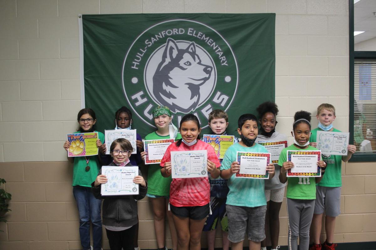 Hull-Sanford fifth graders honored
