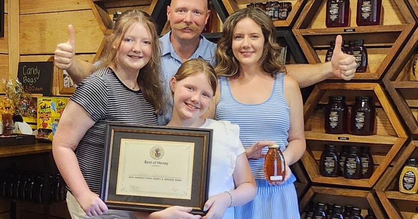 Local bee club members win awards in state competition