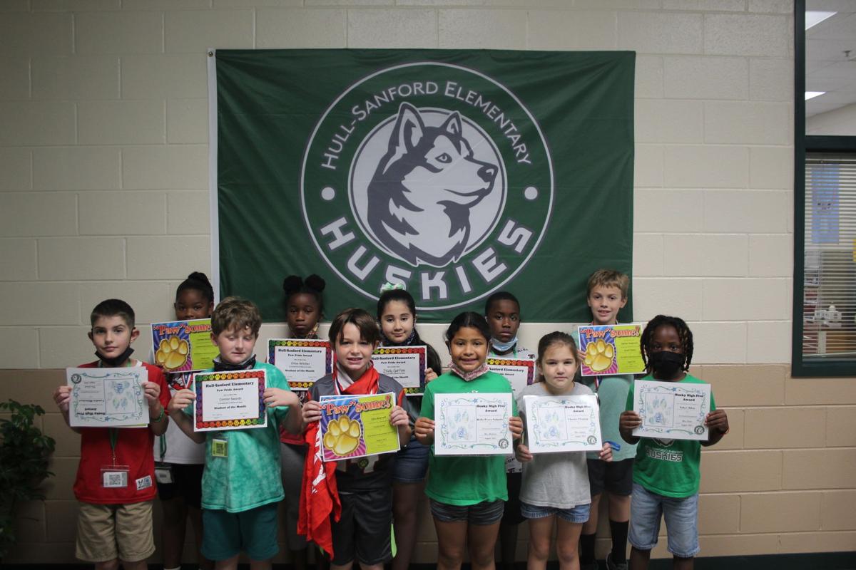 Hull-Sanford third graders honored